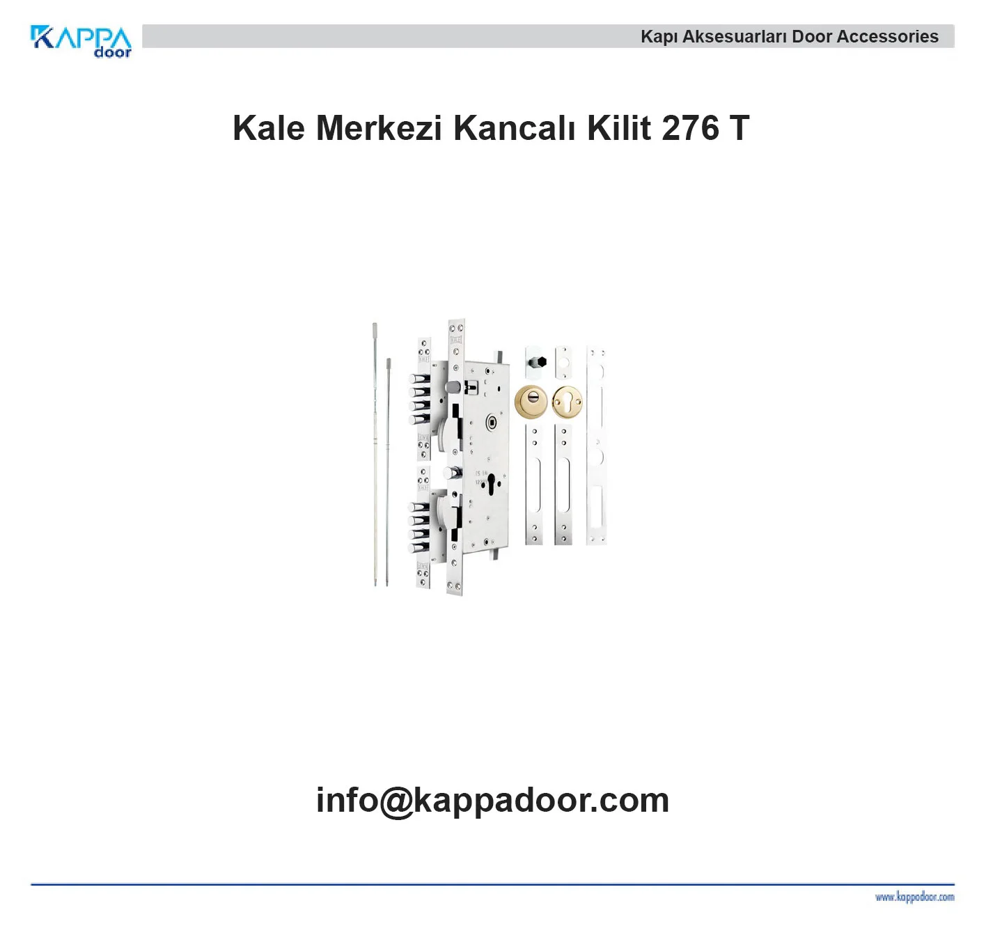 Kale Merkezi Kancalı Kilit 276 T