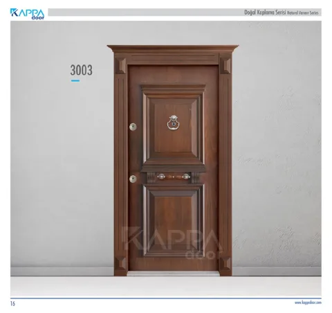Çelik Kapı Doğal Kaplama Serisi 3003