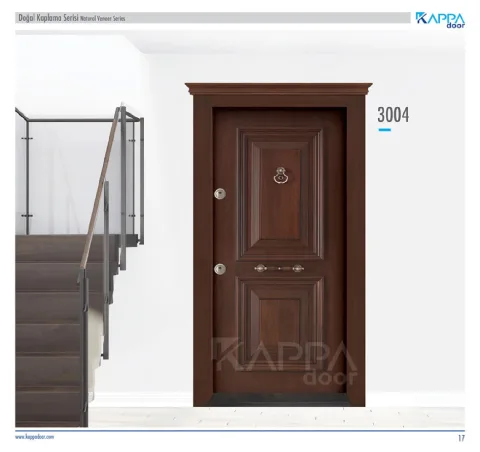 Çelik Kapı Doğal Kaplama Serisi 3004