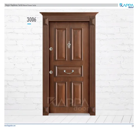 Çelik Kapı Doğal Kaplama Serisi 3006