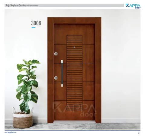 Çelik Kapı Doğal Kaplama Serisi 3008