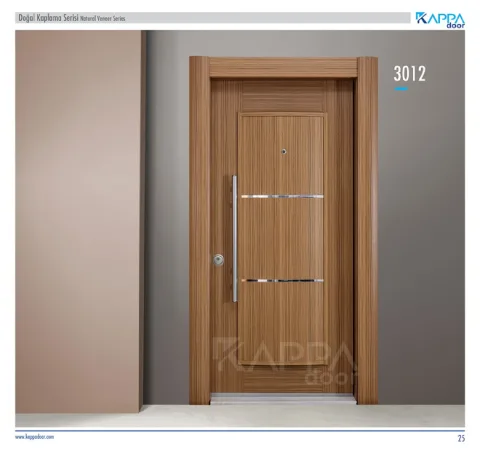 Çelik Kapı Doğal Kaplama Serisi 3012