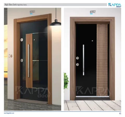 Çelik Kapı High Gloss Serisi 6002