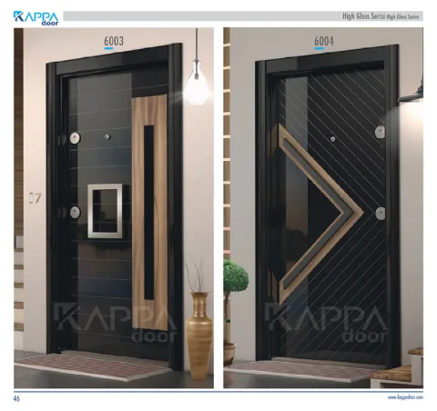 Çelik Kapı High Gloss Serisi 6004