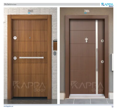 Çelik Kapı PVC Serisi 7006