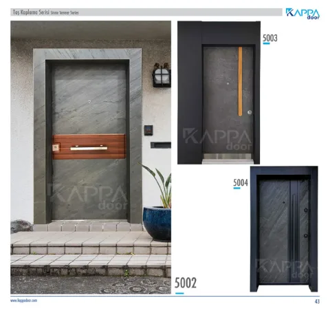 Çelik Kapı Taş Kaplama Serisi 5003