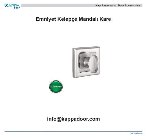 Emniyet Kelepçe Mandalı Kare
