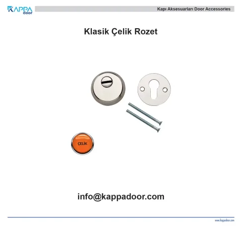 Klasik Çelik Rozet