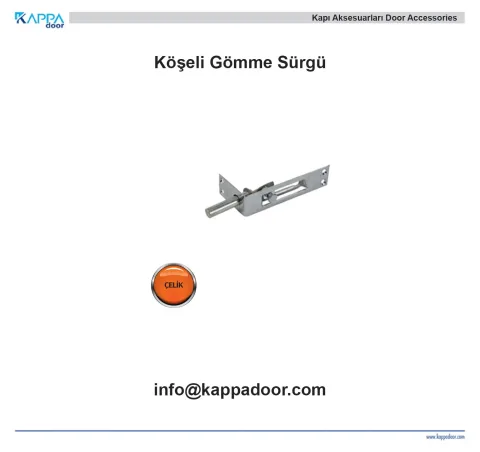 Köşeli Gömme Sürgü