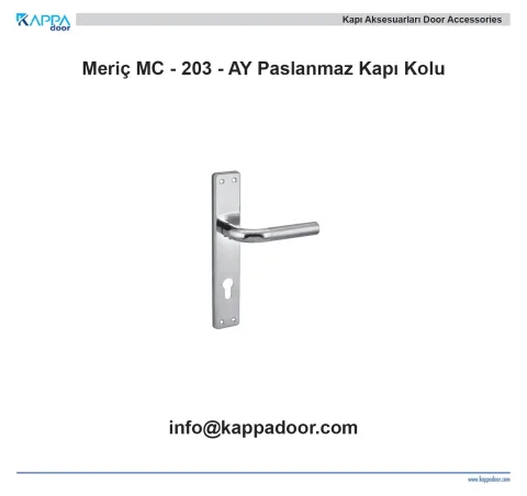 Meriç MC - 203 - AY Paslanmaz Kapı Kolu