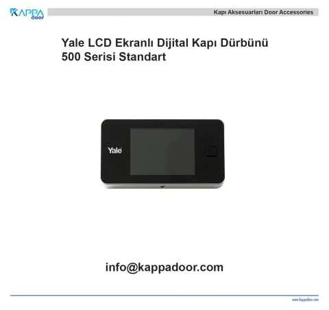 Yale LCD Ekranlı Dijital Kapı Dürbünü 500 Serisi Standart